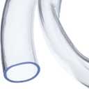 1 1/4" x 1 1/2" Clear Plastic PVC Tubing 5ft Flexible Vinyl Tube, [for Garden Irrigation, Water Hose, Fish Tank, Aquarium] - 31.8mm x 38.1mm