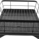 GLEAVI Dish Drying Rack Kitchen Countertop Organizer Space Dish Drainer Rack Easy Install with Slip Feet Modern Design for Tidy Kitchen Storage