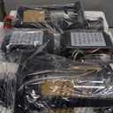 Porch Lights with Outlet, 2 Pack Outdoor Motion Sensor Lights, Dusk to Dawn Exterior Light Fixture, Anti-Rust Waterproof Outdoor Wall Light, Aluminum Outside Lights for House Patio Front Door Garage (Black)