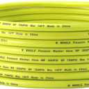 M MINGLE Pressure Washer Hose 25 FT x 1/4" - Replacement Power Wash Hose with M22 14mm Fittings - 3600 PSI