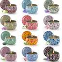 Scented Candle Set, 12 Pack Candles Gift for Home Scented, Aromatherapy Candle Gift, 2.5 oz Long Lasting Soy Candles for Men, Women, Friends Birthday, Mother's Day, Valentine Bath SPA