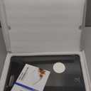 Glass Cutting Board,16"x12" Non Toxic Tempered Glass Chopping Board for Kitchen with Non-Slip Feet, House Warming Gift for New Home, Gifts for Women, Christmas Gift for Mom - White (White-Glossy Finish)