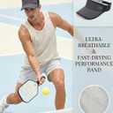 Acozycoo Sports Sun Visors for Women Men, Hard Brim UV Protection Visor Hat, Cooling Cap for Golf Tennis Running