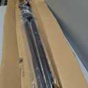 Tension Curtain Rod 51-165In(4.25-13.75Ft), Extra Long Outdoor Curtain Rod No Drilling for Window or Bathroom Patio, Adjustable Spring Shower Rod, Easy to Install Never Rust, Rod Diameter 1.26In-Black