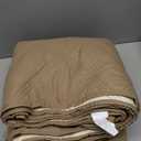 Smiry Waterproof Dog Bed Cover Blanket 52x82, Soft Reversible Pet Blanket, Washable Leakproof Cats Dogs Couch Cover for Sofa, Couch, Furniture, Camel/Beige