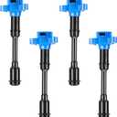 Ignition Coil Pack for Ford Escape 1.6L L4 2013-2016, Fiesta 1.6L L4 2014-2019, Fusion 1.6L L4 2013-2014, Transit Connect 1.6L L4 2014-2016, Replaces DG551 UF674 C871, 4 PCS (Fits Turbocharged Only)