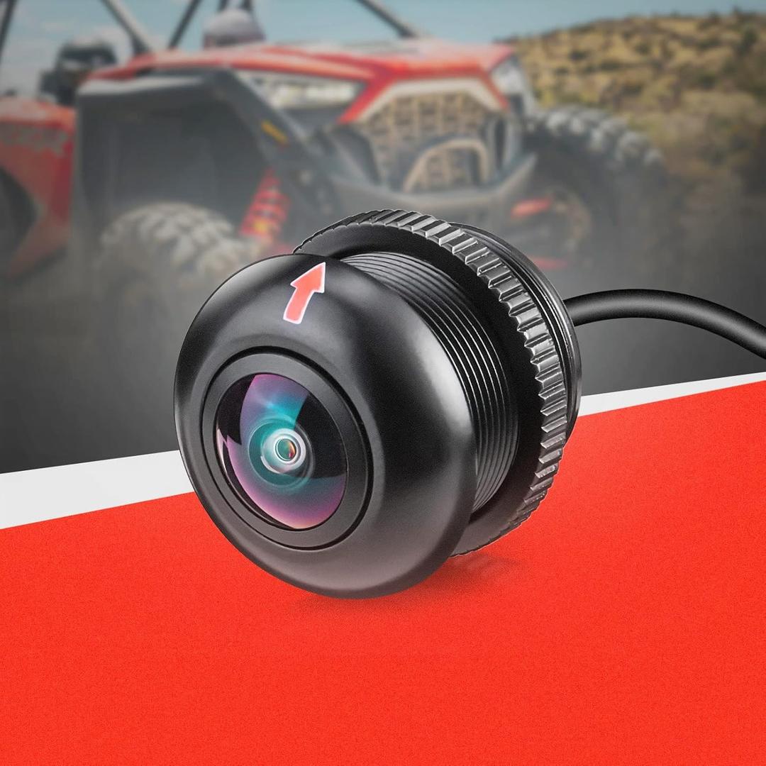 KEMIMOTO PRO XP Front Camera, HD Wide-Angle for Factory Installed 7 in Ride Command Accessories Compatible with Polaris RZR PRO XP XP 4 Turbo 1000 900 PRO R (IP67 Waterproof)
