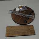 dreampossible Key Holder Wall Mount - 10.2 Inch Decorative Key Rack and Mail Organizer with 8 Key Hooks - Wooden Key Hanger with Shelf for Wall and Home Decor (Brown)