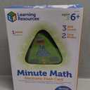 Learning Resources Minute Math Electronic Flash Card - Classroom Must Haves, Homeschool Supplies, Math Manipulatives, Multiplication Chart, Educational Toys for Toddlers, Back to School