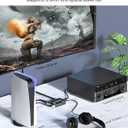 Kinivo HDMI Switch with Audio Extractor 360BNT (3 in one out, Toslink Optical Audio Port, SPDIF, 4K 60Hz, High Speed 18Gbps, IR Remote) - Compatible with Roku, PS5, Xbox, Apple TV, Dolby Digital/Atmos