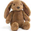 RECUR Plush Rabbit Stuffed Animal Toy,Soft Plushie Brown Rabbit,12 Inches,Adorable Gift for All Ages