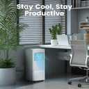 Air Choice 10000 BTU Portable Air Conditioners, Air Conditioner Portable for Room Up to 450 Sq.Ft, Remote Control, Sleep Mode, 24H Timer, Dehumidifier & Fan, Portable AC Unit for Bedroom Apartment