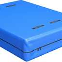 King Mattress Bag for Moving and Storage, Reusable Heavy Duty Tarp Waterproof King Size Bed Mattress Cover, Zippered Mattress Protector with 8 Strong Carrying Handles, 82’’ L x 79’’ W x 15’’ D