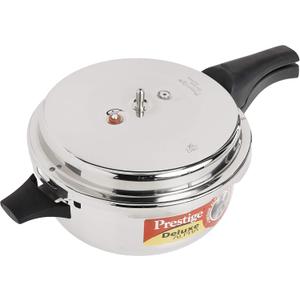 Prestige Deluxe Stainless Steel Deep Pressure Pan 5 liters