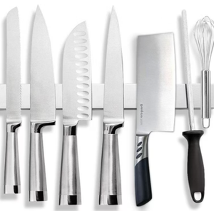 Professional 16" Magnetic Knife Strip, Stainless Steel Knife Magnet Rack Bar Holder