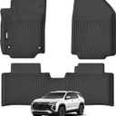 Floor Mats for 2025 2026 Chevrolet Equinox Fuel (Not for EV) All Weather TPE Protection Floor Liners 1st & 2nd Row Floor Liners for 2025 2026 Chevy Equinox Accessories