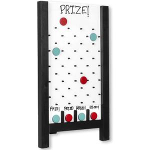 Ilyapa Board - Large Portable Prize Drop Game for Events and Trade Show - 14 x 24 Inch Single Sided - Wooden A-Frame Whiteboard Sign, Eraser