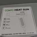 1600W Heat Gun, Hot Air Gun with 2 Temp Settings, 4 Nozzles, Overheat Protection, for Shrink Tubing, Shrink Wrap, Crafting, Resin, and DIY Projects - Yellow