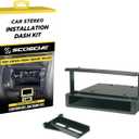 Scosche FD1423B Single DIN Radio Dash Kit Compatible with Select 1995-11 Ford, Lincoln, Mazda and Mercury Vehicles - Aftermarket Car Stereo Installation Kit - See Fit Guide in Images for Your Vehicle