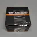 Kitchen Faucet Sprayer Head Replacement - Pull Down Faucet Spray Head with 15 Adapters, Pull Out Faucet Sprayer Nozzle, 3 Function Kitchen Tap Spray Spout Part Connector, Chrome