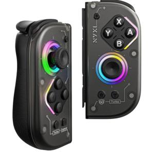 NYXI Hyperion 2 Wireless Controller for Switch/Switch OLED/Switch LCD, Hall Effect Joystick, Mechanical Microswitches Buttons & Triggers, RGB Light, 6-Axis Gyro, Turbo, Vibration, Mppable Buttons