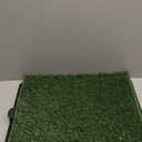 Super Absorbent Dog Grass Pad with Tray, 4-Layer Guard to Stop Leakage/ Stink/ Mess for Puppy Health, Reusable Washable Pee Pads for Dogs, Potty Training Dog Litter Box for Indoor Outdoor, 20"*25"