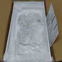 Pots and Pans Organizer Under Cabinet, Pull-out Pots and Pans Organizer, Under Cabinet Pot Lid Holder, Sliding type Pots and Pans Storage with 8 Adjustable Dividers for Kitchen (White)