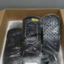 Under Desk Elliptical Machine, Leg Exerciser as Seen on TV While Sitting for Senior with Remote Control, Portable & Quiet Pedal Exerciser with 12 Adjustable Speed (Black)