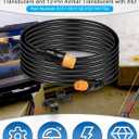 Replacement for Garmin 010-11617-32 Extension Cable 12-Pin, Compatible with 12-Pin Garmin Scanning Transducers, 12-Pin Airmar Transducers with XID, ECHOMAP, STRIKER, LiveScope, GPSMAP Series (10 Feet)