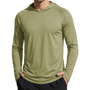 MagcoMsen  MAGCOMSEN Mens Sun Hoodie Long Sleeve Fishing Shirt Lightweight UPF 50+ Dry Fit Rash Guard for Swimming Workout Athletic, S