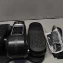 Under Desk Elliptical Machine, Electric Seated Pedal Exerciser, Mini Elliptical Leg Exerciser with Remoter, 12 Level Speeds, Forward & Reverse Direction, Manual & Auto Mode for Home Office