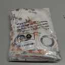 BGment Short Linen Curtains for Small Window 45 Inch Length 2 Panels, Boho Light Filtering Privacy Curtains for Farmhouse Bedroom Basement Bathroom, Cottage Leaf Design, Each 42 Inch Wide, Terracotta