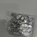 BOLDGNAITE 20Pcs M10 Lock Nuts, 304 Stainless Steel Nylon Insert Locknuts, Vibration & Corrosion Resistant, Self-Locking Hex Nuts for Automotive, Machinery & DIY
