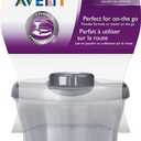 2 x Philips AVENT Powder Formula Dispenser and Snack Cup For Unisex Baby, Grey, SCF135/18
