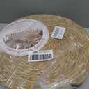 13 in Round Woven Placemats Plate Chargers Set of 10, Boho Farmhouse Rustic Woven Place Mats for Dining Table Decor, Rattan Wicker Table Mats Jute Braided Chargers for Dinner Plates