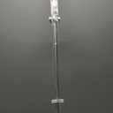 BRIOFOX Industrial Shower Curtain Rod - 2-in-1 Design Tension Curtain Rod - Never Rust Non-Slip 43 to 72 Inch 304 Stainless Steel, Brushed Nickel Window Curtain Rod