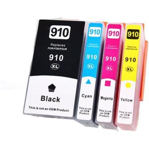 4Pack Ink Cartridge Compatible with OfficeJet 8010 8012 8014 8015 8018 Series