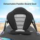 SereneLife Detachable SUP Seat | Adjustable Paddle Board Seat for Kayaks & Paddleboards | Ergonomic High Back Support, Kayak Seats for All Body Sizes | Suitable Fishing Boats & Rowboats