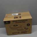 2 Pieces 3Qt Glass Casserole Dish with Lid, Extra Large Oval Glass Baking Pan, Heat-Resistant Covered Lasagna Cookware, Clear Deep Food Container, Mixing Bowl for Cooking, Oven&Microwave Safe