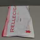 RELLECIGA Womens Mesh One Piece Swimsuit V Neck Tummy Control Bathing Suit Slimming Swimwear (Blue, L)