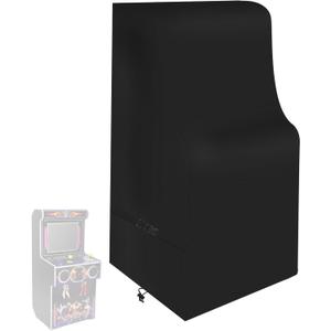 Arcade Machine Cover,Heavy Duty Waterproof 600D Oxford Outdoor Protection Covers for Electronic Game Machine and Full Size Video Game , Black (Black, 31*22*66in)