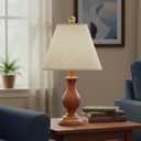 Aspen Creative 32291 Transitional Hardback Empire Shaped Spider Construction Lamp Shade in Flaxen, 14" wide (7" x 14" x 11")
