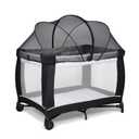 Beberoad Love Pack N Play Tent Cover Playpen Mosquito Net Cover with 2-Way Zipper for Travel Crib/Playard (Black)