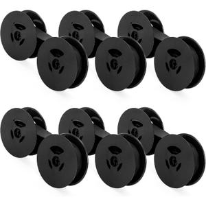 Yarlung 6 Pairs Universal Typewriter Ribbon, 1/2 Inch Cloth Dual Shaft Ink Ribbon, Twin Spool Replacement for Most Typewriters