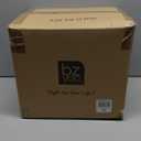 Bzyoo 12-Piece Ceramic Dinnerware Set: La La Mandala Blue Dish Set Design for Every Occasion - Microwave & Dishwasher Safe Stackable Plates Bowls