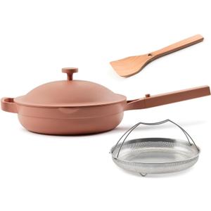 Our Place Always Pan 2.0 | 10.5" Ceramic Pan with Modular Lid, Steamer Basket & Spatula | Patented 10-in-1 Nonstick, Non-Toxic Cookware Made Without PFAS | Induction & Oven-Safe up to 450°F | Spice