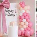 Mixifox Pink Big Bows Decorations, 40 inchs for Party Decorations Wedding Coquette Wall Decor Baby Shower Christmas Tree Bows
