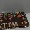 Tinideya 2 Pcs Door Mat Welcome Non Slip Coir Mats Floor Layering Doormats Seasonal for Front Porch Entryway Decor(Colorful Flowers)