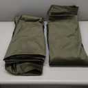 BGment Olive Green Velvet Curtains 84 Inch Length, Thermal Insulated Blackout Curtains Room Darkening Drapes with Back Tab and Rod Pocket for Living Room/French Door, Set of 2 Panels, 52 x 84 Inch