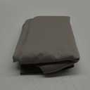 XWZO 100% Blackout Curtains with Tiebacks- 2 Thick Layers Completely Shaded Window Treatment Thermal Insulated Lined Drapes with Grommets for Bedroom/Laundry, Light Grey, W52 x L84, Set of 2 Panels